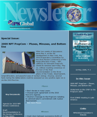 Newsletter # 2, 20 de mayo de 2009