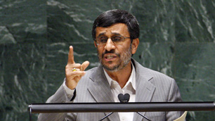 Ahamadinejad speaks at the 2010 RevCon (Chip East/Reuters) Ahamadinejad speaks at the 2010 RevCon (Chip East/Reuters)