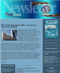 Newsletter # 2, 20 de mayo de 2009 Newsletter # 2, 20 de mayo de 2009